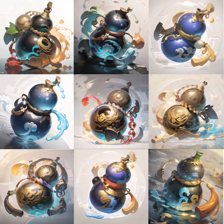 【LORA】GameIconResearch_gourd（游戏图标）