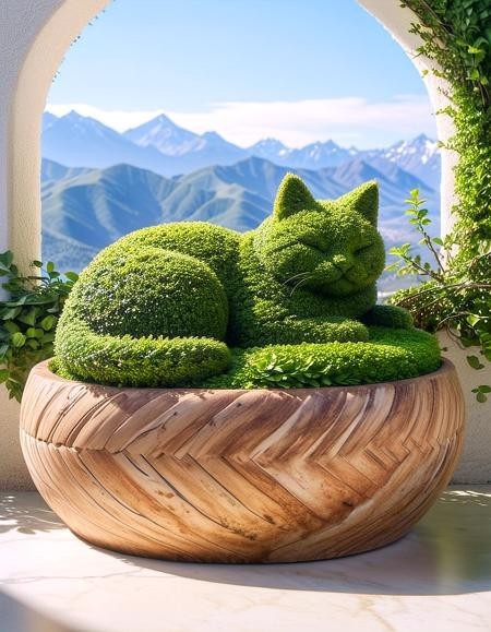 树篱风格/园艺/植物画风XL LORa