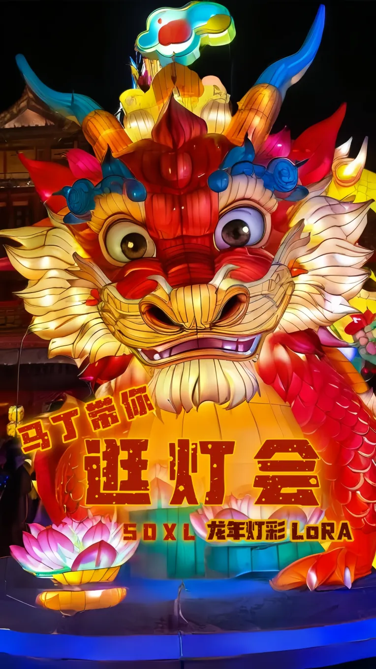 【马丁带你逛灯会】龙年灯彩LoRA